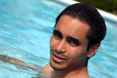 Summer at the pool Stock Photos