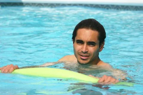 Summer at the pool Stock Photos