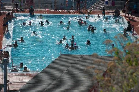 Summer pool Foto stock