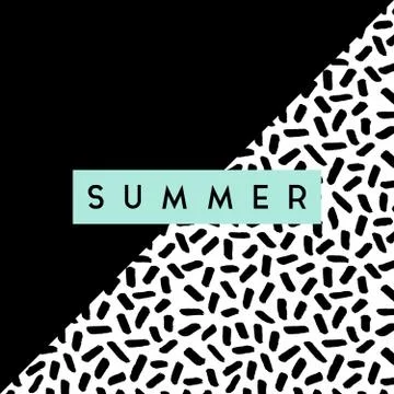 Summer Poster Design Stock-Illustration