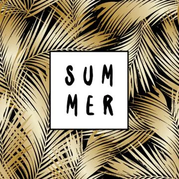 Summer Poster Design Stock-Illustration