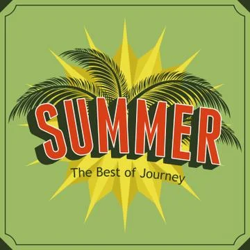 Summer Poster Stock Illustration