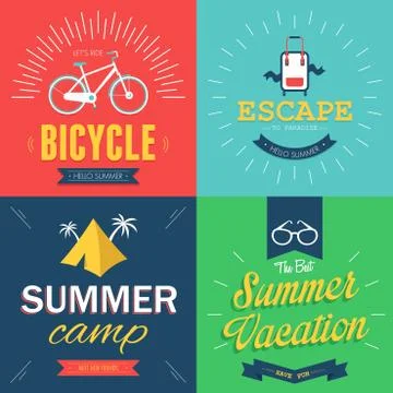 Summer Poster Stock Illustration