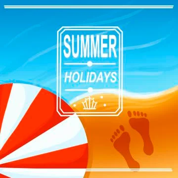 Summer poster Stock Illustration