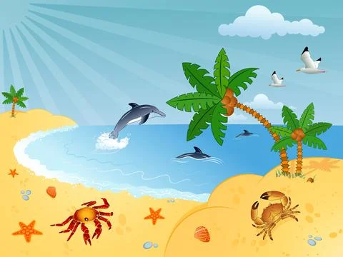 Summer Poster Stock Illustration