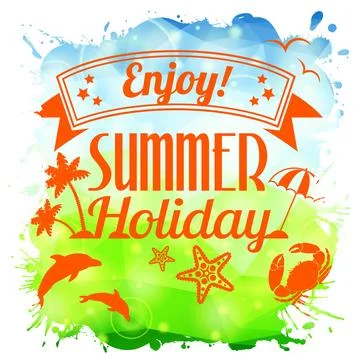 Summer Poster Stock Illustration