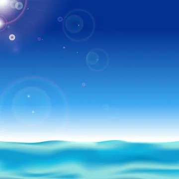 Summer presentation Stock Illustration