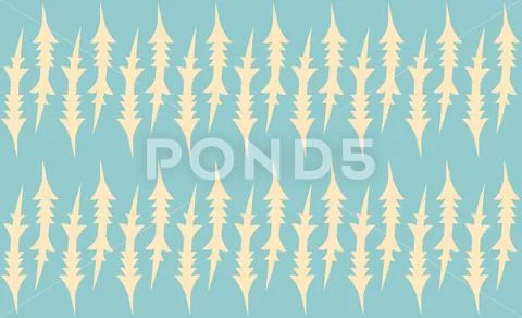 Summer print beige pattern Stock Illustration