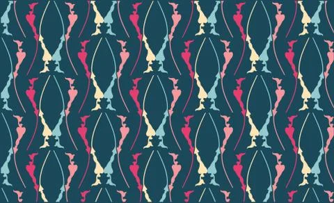 Summer print color pattern Stock Illustration