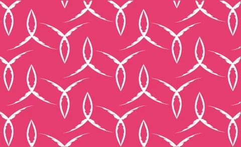 Summer print white pattern Stock Illustration