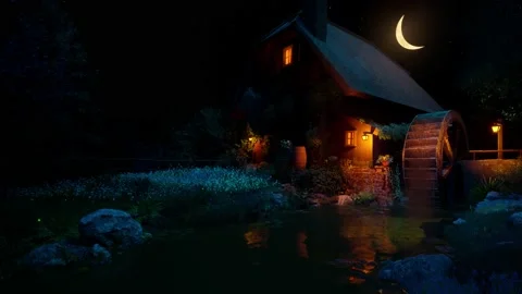 Summer quiet evening Stock Footage 229402770