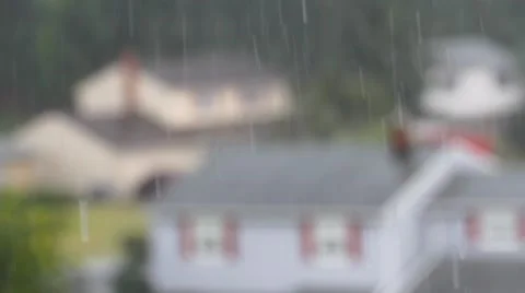 Summer rain Stock Footage 8690989