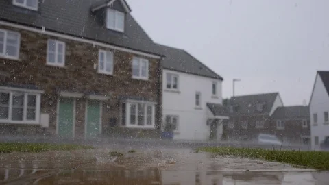 Summer rain Stock Footage 90569922