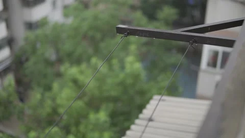 A summer rain Video stock 188855432