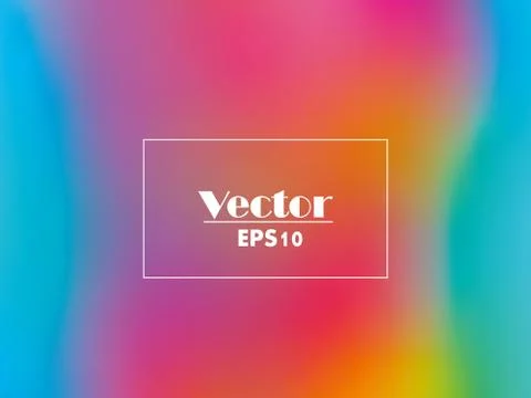 Summer rainbow gradient vector background Stock Illustration