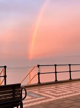 Summer rainbow 스톡 사진