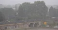 Summer Rainy Day Rain Storm Regional Local Train Passing Voyagers Travel Journey 4k or 4k+ Resolution