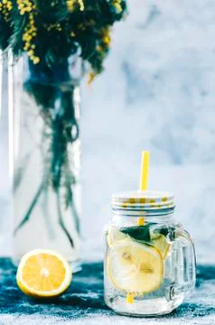 Summer Refreshin Cocktail Stock Photos