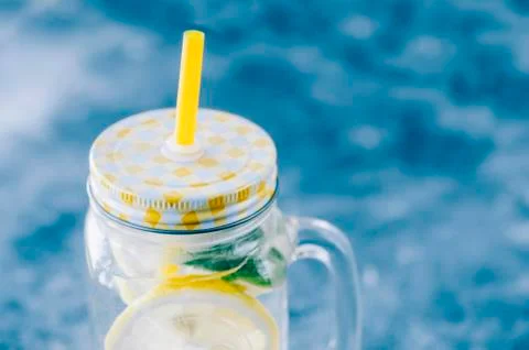 Summer Refreshin Cocktail Stock Photos