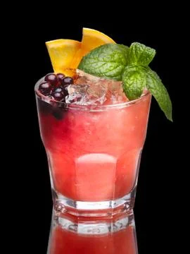 Summer refreshing cocktail Stock Photos