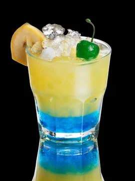 Summer refreshing cocktail Stock Photos