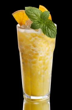 Summer refreshing cocktail Stock Photos