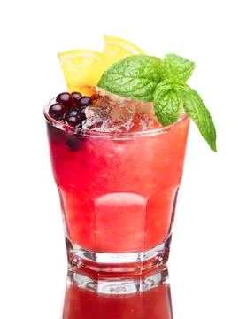 Summer refreshing cocktail Stock Photos