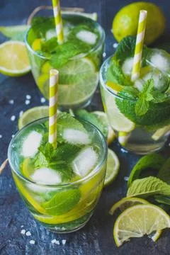 Summer refreshment Stock Photos