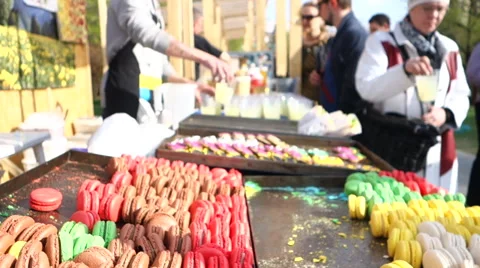 Summer Refreshments in the Park Stock Footage 44090906