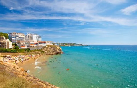 Summer resort scene Foto stock