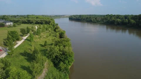 Summer river runs Stock Footage 313713250