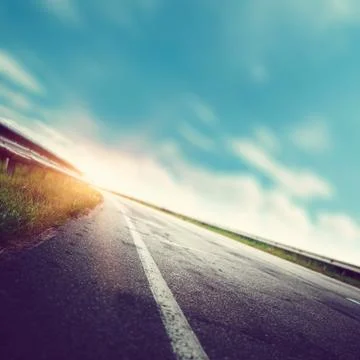 Summer road background Фото
