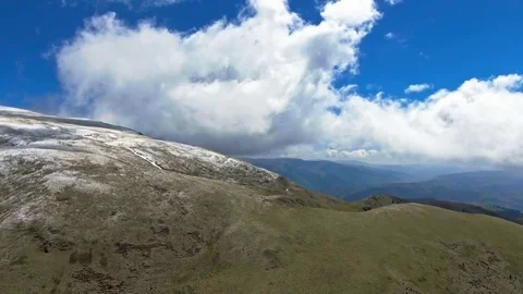Summer road in mountains Stock Footage 75945162