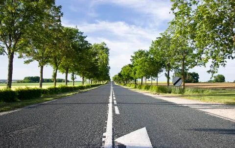 Summer road Stock Photos