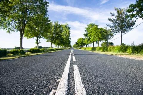 Summer road Stock Photos