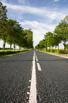 Summer road Stock Photos