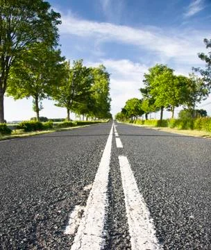 Summer road Stock Photos