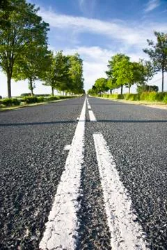 Summer road Stock Photos