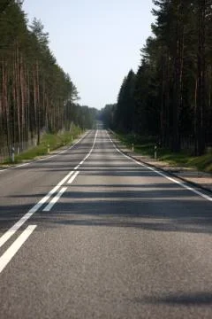 Summer road Stock Photos