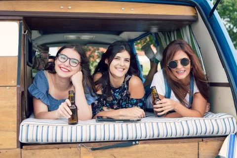 Summer Road-Trip Stock Photos
