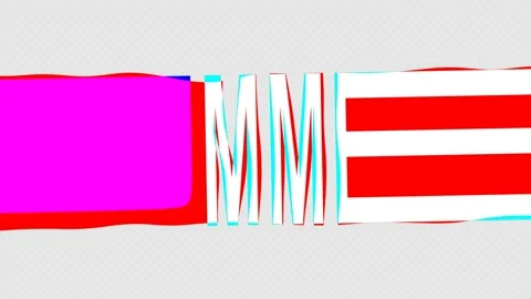 Summer. Rotate, stretch, glitch psychedelic graphic effects of typographic. Stock Footage 151183229