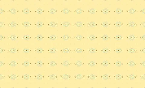 Summer safari sun stroke-based surface pattern with modern tree-outline pattern Illustrazione stock