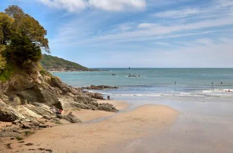 Summer in salcombe Foto stock