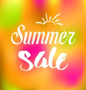 Summer sale background Stock Illustration
