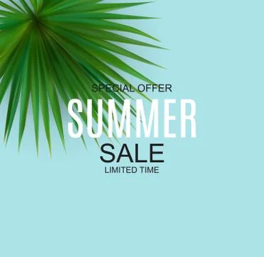 Summer Sale concept Background. Vector Illustration Stock Illustration