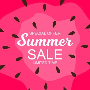 Summer Sale concept Background. Vector Illustration Illustrazione stock