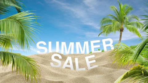 Summer Sale Stock Footage 132371626