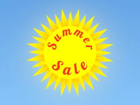 Summer Sale Illustrazione stock