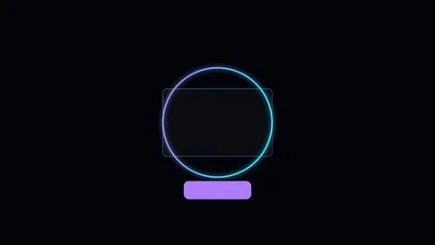 Summer sale interface animation with glowing promotional badge on dark Stock Footage 337227275