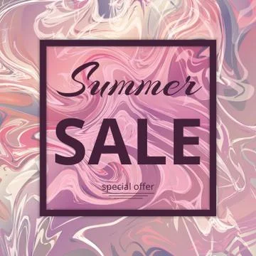Summer Sale Pattern Stock Illustration